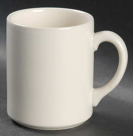 Currier and Ives Blue Mug