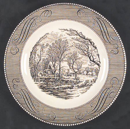 Currier and Ives Grey by Royal (USA)