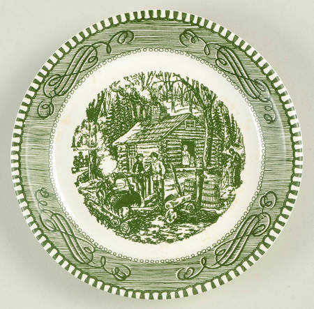 Currier and Ives Green by Royal (USA)