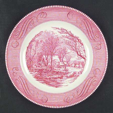 Currier and Ives Pink by Royal (USA)