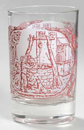 Memory Lane Pink Glassware Juice