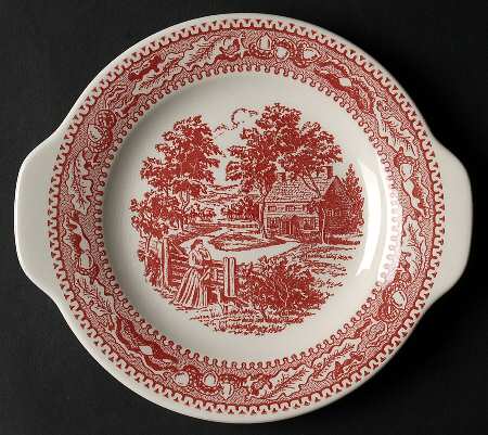 Memory Lane Pink Relish/Gravy Underplate