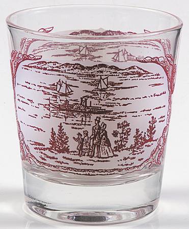 Memory Lane Pink 6 Oz Glassware Old Fashioned