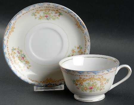 Batavia (Japan) Footed Cup & Saucer Set