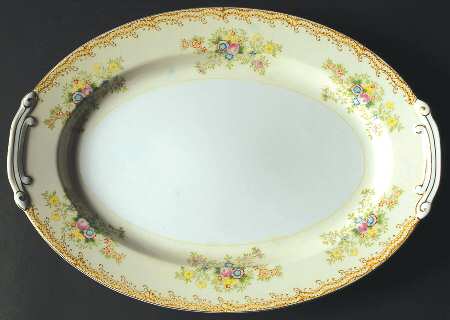 Milford 13" Oval Serving Platter by Royal York (Japan)