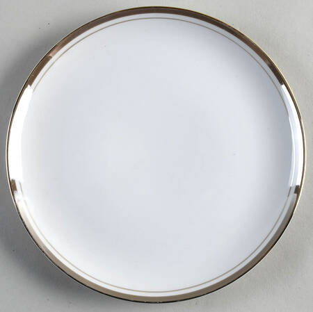 Golden Elegance Salad Plate