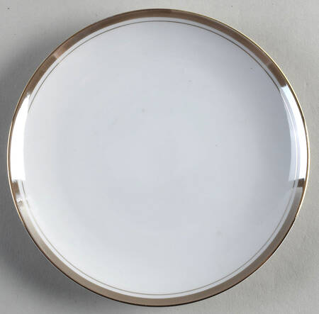 Golden Elegance Bread & Butter Plate