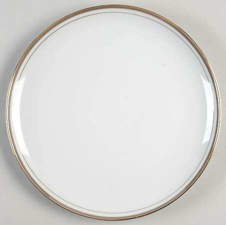 Golden Elegance Luncheon Plate