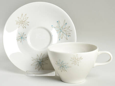 Sea Flower Flat Cup & Saucer Set