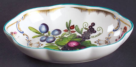 Duke of Gloucester 6" Oval Scalloped Dish