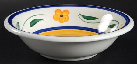 Impatiens 8" Soup/Pasta Bowl