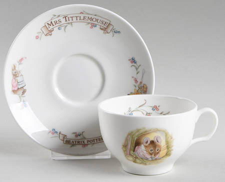 World of Beatrix Potter Footed Cup & Saucer Set