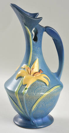 Zephyr Lily Bermuda Blue 10" Ewer