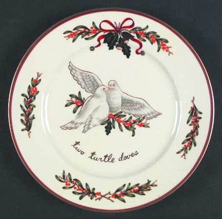 All The Days of Christmas Dessert/Pie Plate