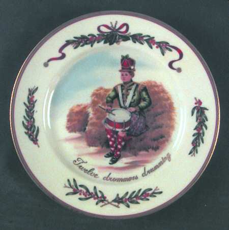 All The Days of Christmas Dessert/Pie Plate