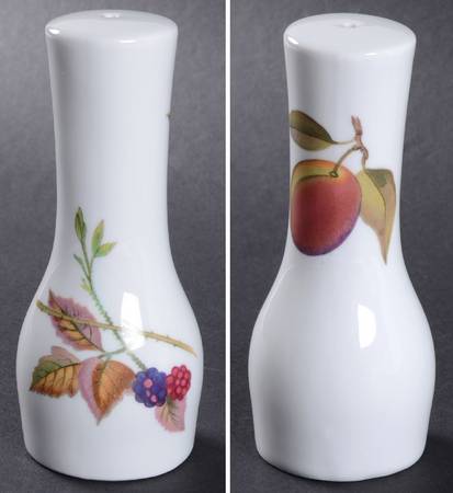 Evesham 'M' Salt Shaker by Royal Worcester