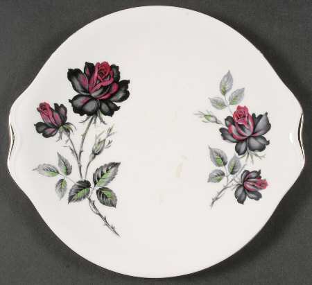 Masquerade Handled Cake Plate