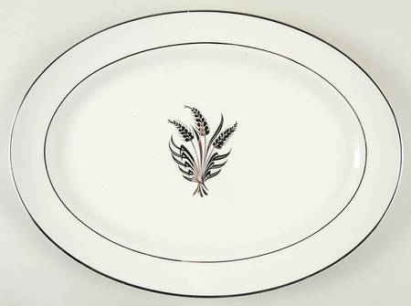 Silver Harvest 15" Oval Serving Platter
