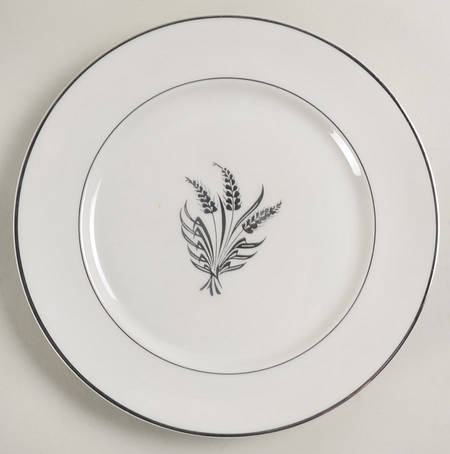 Silver Harvest Salad Plate