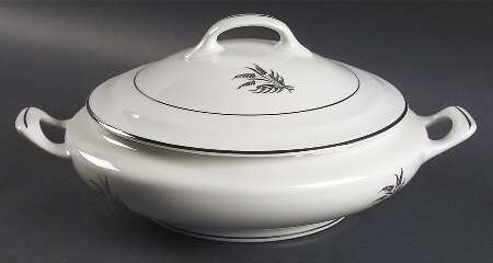Silver Harvest Round Covered Vegetable