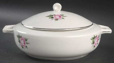 Margaret Rose Round Covered Vegetable