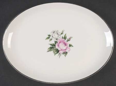 Margaret Rose 11" Oval Serving Platter