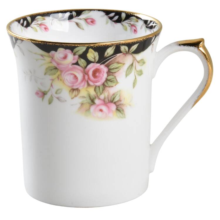 Midnight Rose Mug by Rosina-Queens