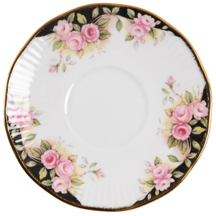 Midnight Rose Saucer