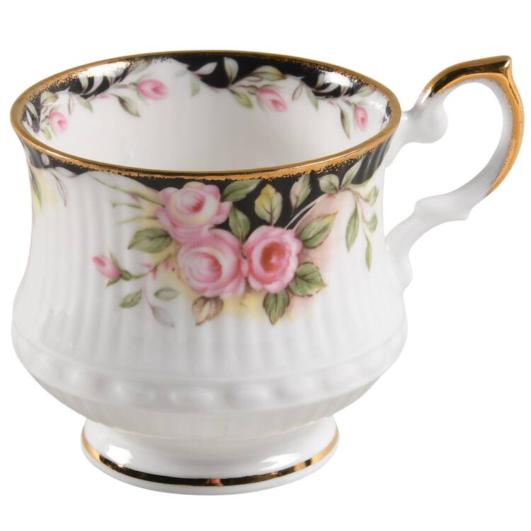 Midnight Rose Footed Cup