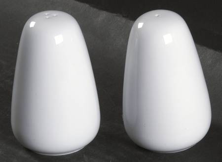 Moon White Salt & Pepper Set