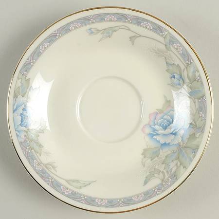 Bouquets of Blue Saucer