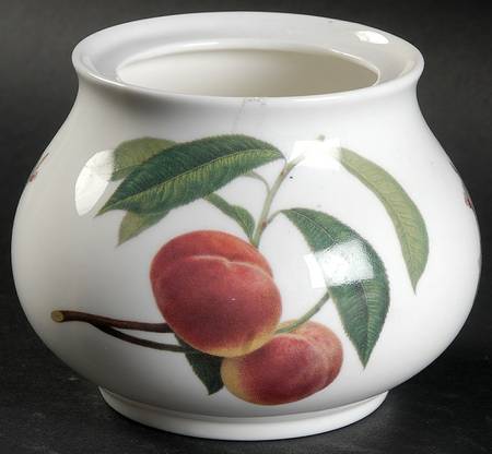 Hooker's Fruit (Bone, Not Made in England) Sugar Bowl No Lid