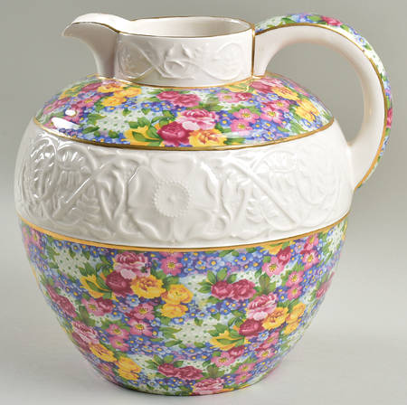 Julia (Earthenware, Circa 1995) 128 Oz Pitcher