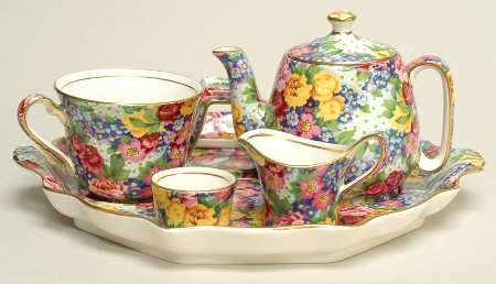 Julia (Earthenware, Circa 1995) 6-Piece Breakfast Set (Flat Cup)