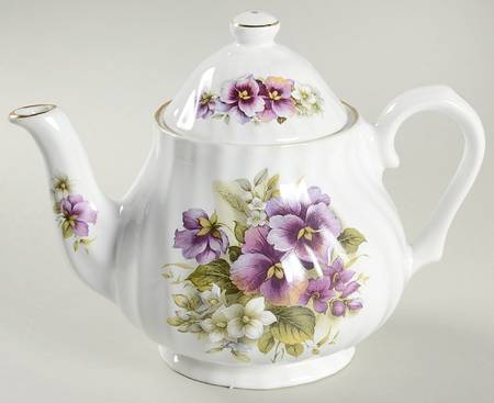 Pansy Small Teapot & Lid