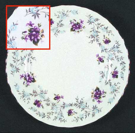 Enchanting Bread & Butter Plate