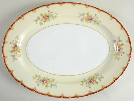 REA1 16" Oval Serving Platter