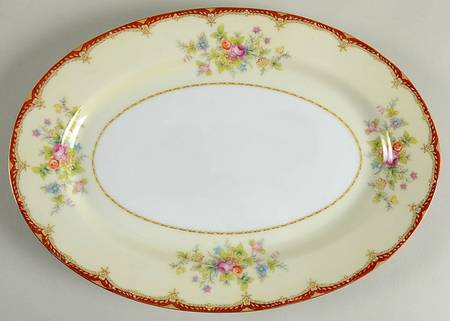 REA1 12" Oval Serving Platter