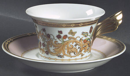 Le Jardin De Versace Flat Cup & Saucer Set