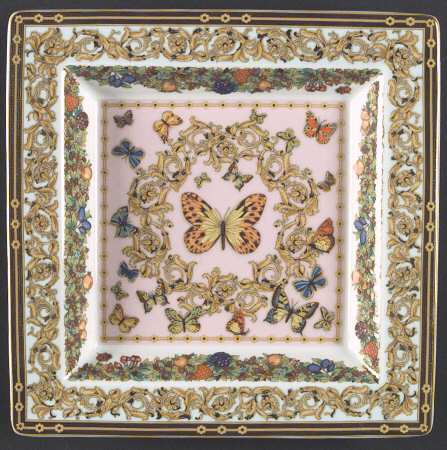 Le Jardin De Versace 8" Square Tray