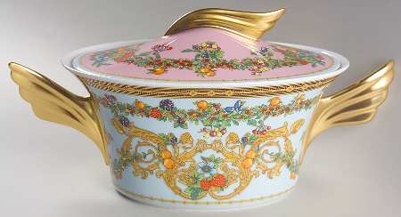 Le Jardin De Versace Oval Covered Vegetable