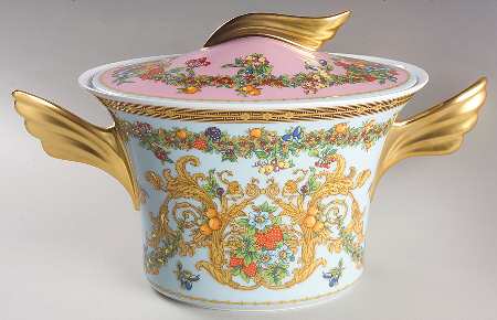Le Jardin De Versace Oval Tureen & Lid