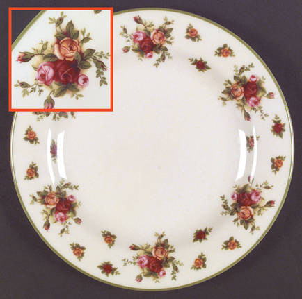 Old Country Roses Cream (Green Trim) by Royal Albert