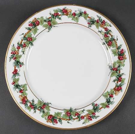 The Holly and The Ivy 12" Chop Plate (Round Platter)