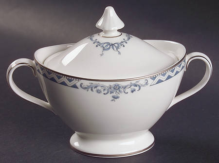 Josephine Platinum Sugar Bowl & Lid