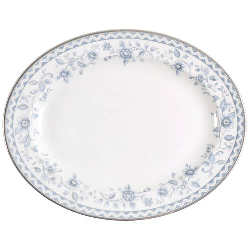 Josephine Platinum 13" Oval Serving Platter