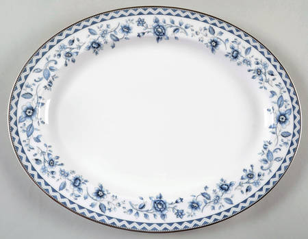 Josephine Platinum 15" Oval Serving Platter