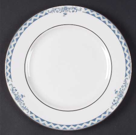 Josephine Platinum Luncheon Plate