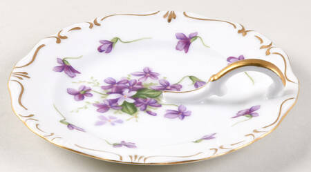 Spring Violets 5 Piece Hostess Set