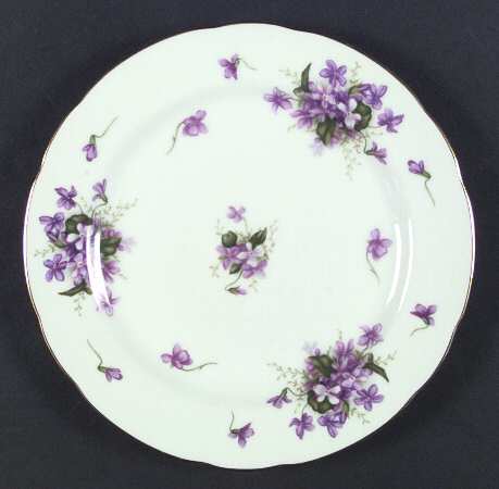 Spring Violets Dinner Plate by Rossetti